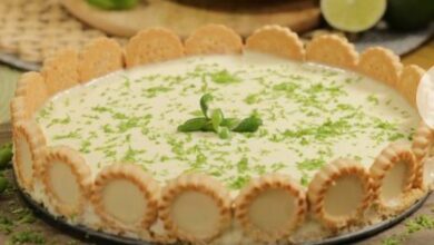 torta de limão para o natal