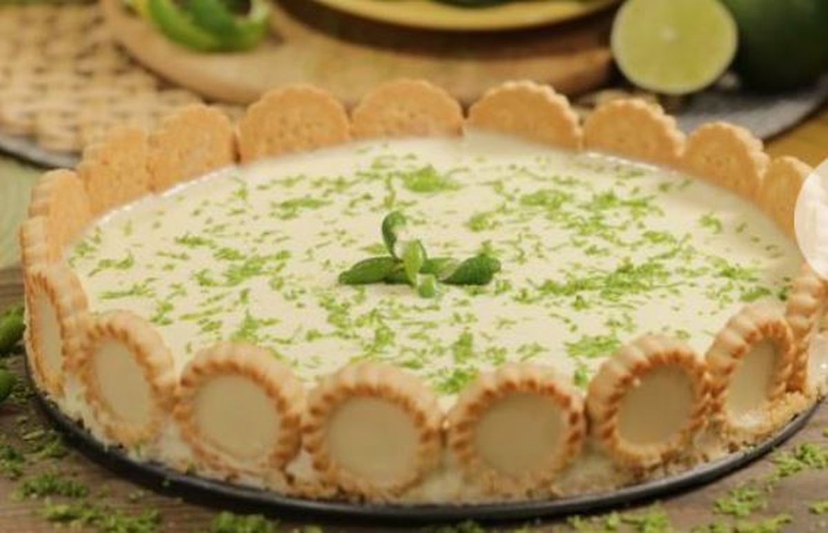 torta de limão para o natal