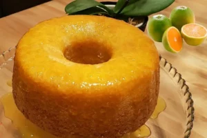 bolo de laranja de liquidificador