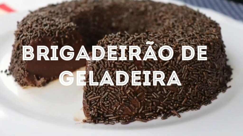 Brigadeirão gelado sem forno simplesmente irresistível e lindo