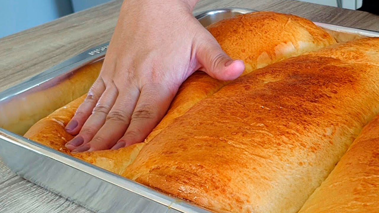 Receita de pão caseiro fofinho fácil
