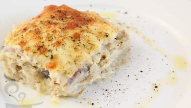 Torta de bacalhau com requeijão cremosa de comer rezando