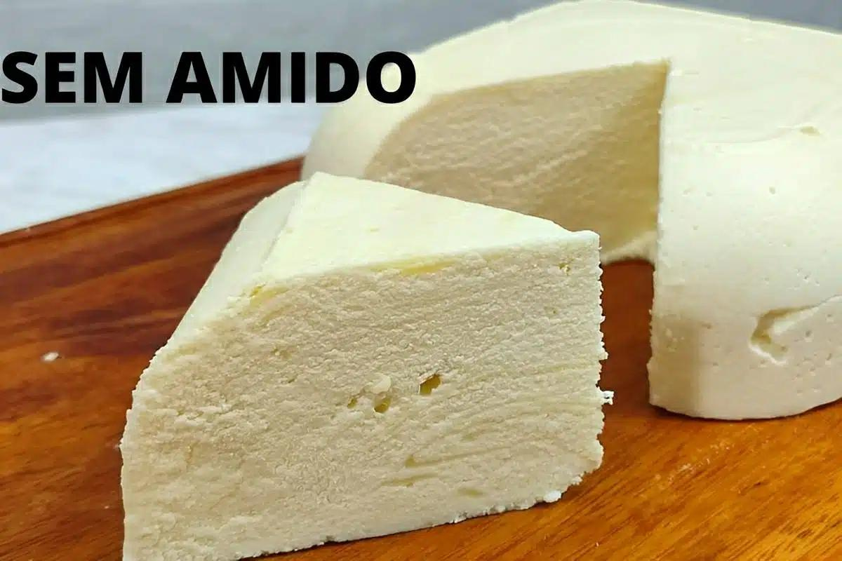 Mussarela caseira sem amido de milho com 4 ingredientes