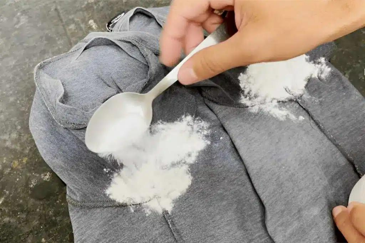 Retirar mau cheiro nas axilas das roupas com 2 Ingredientes