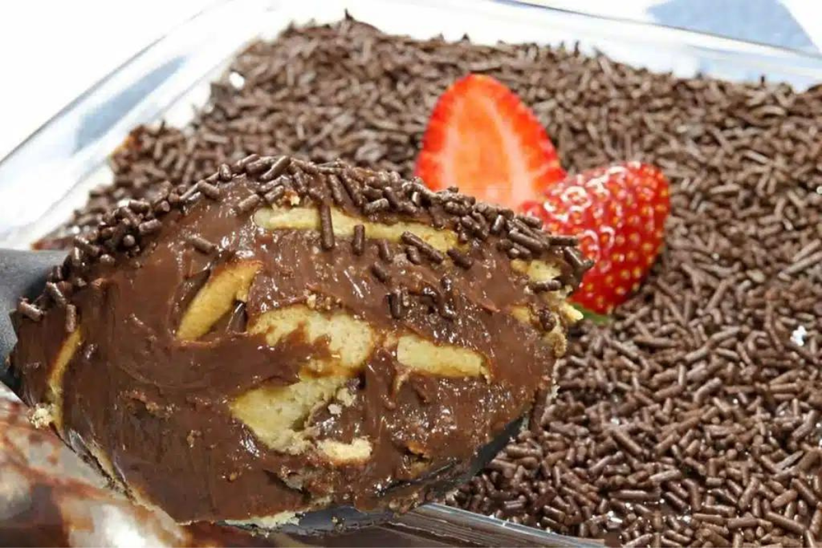 Pavê de brigadeiro cremoso