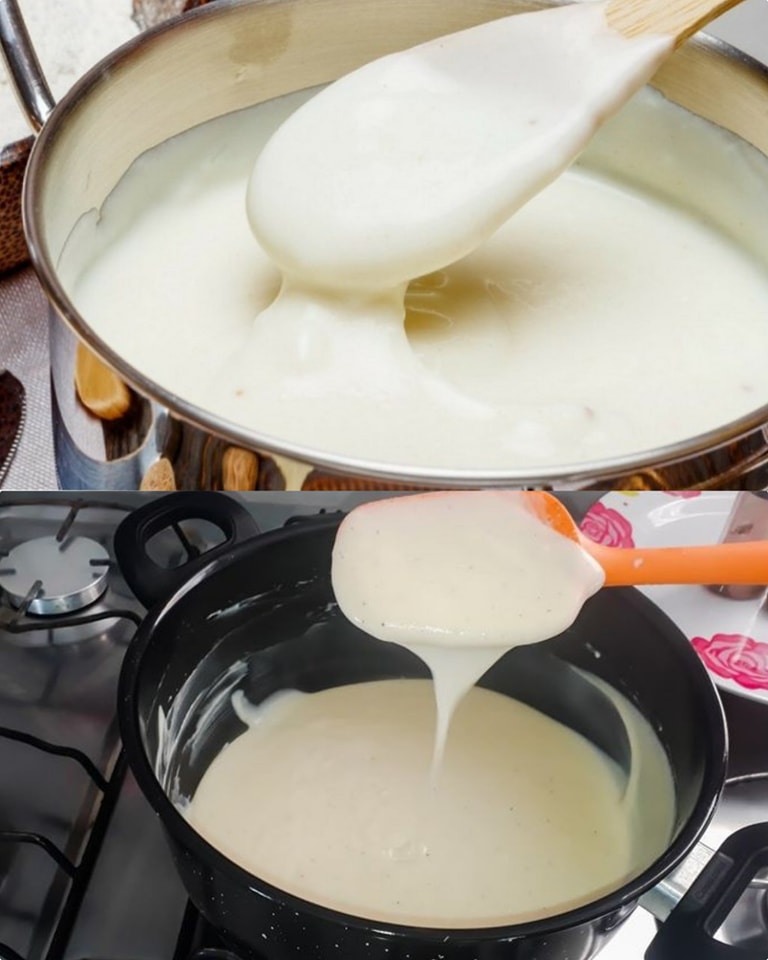 Molho branco caseiro para macarrão lasanha e gratinados