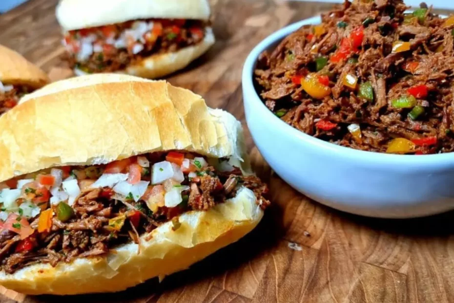 Carne louca para lanches