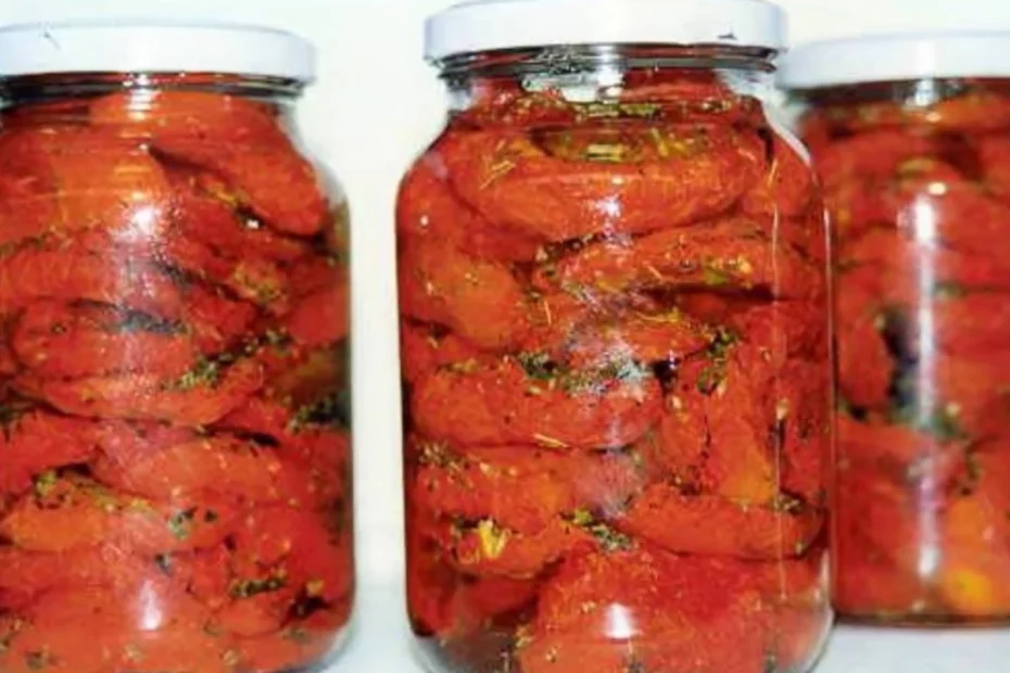 Conserva de tomate seco