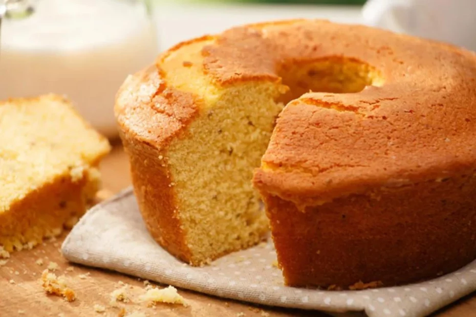 Bolo de fubá sem farinha de trigo