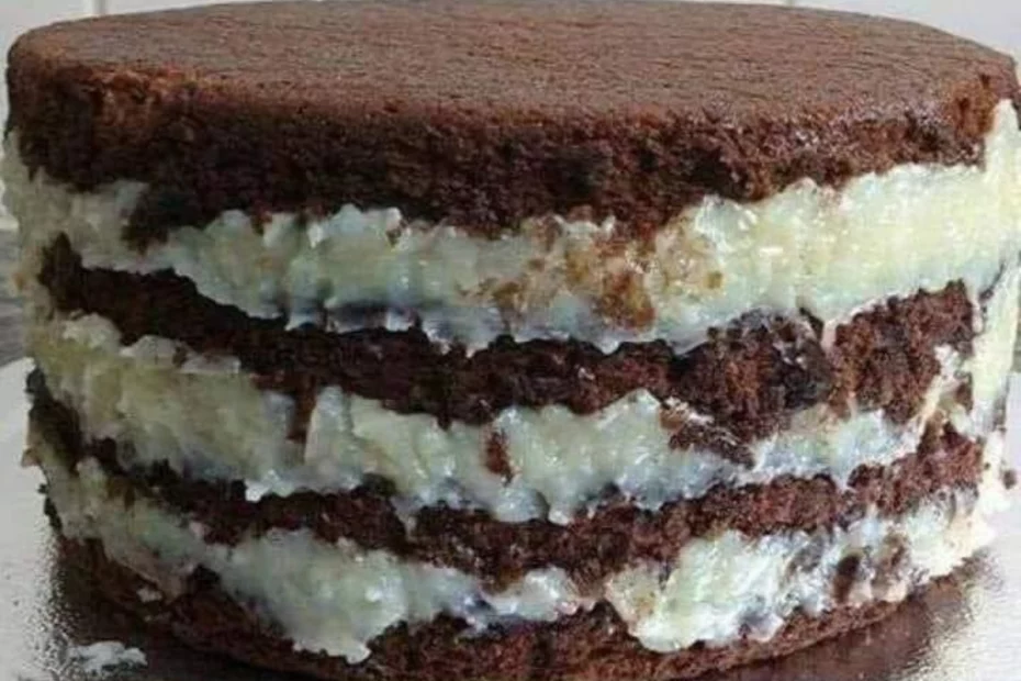 Pão de ló de chocolate com prestígio