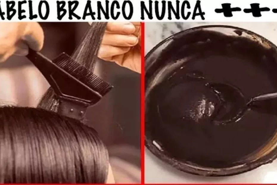 Tinta natural para cabelos brancos