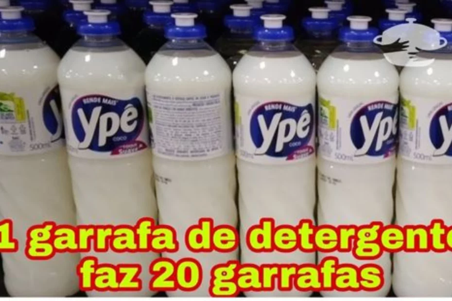 detergente caseiro