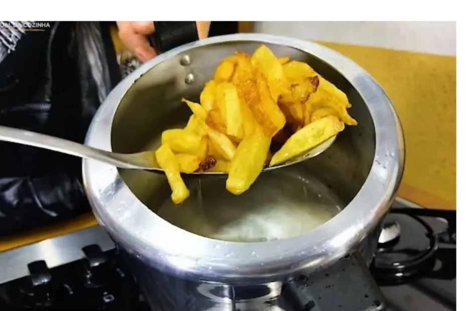 batata frita na panela de pressão