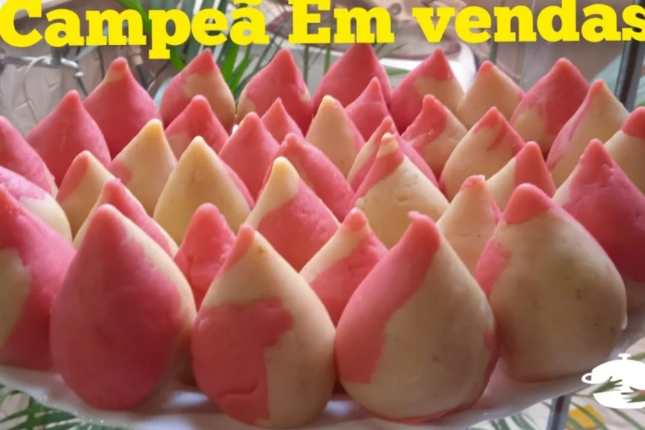 Coxinha doce mesclada