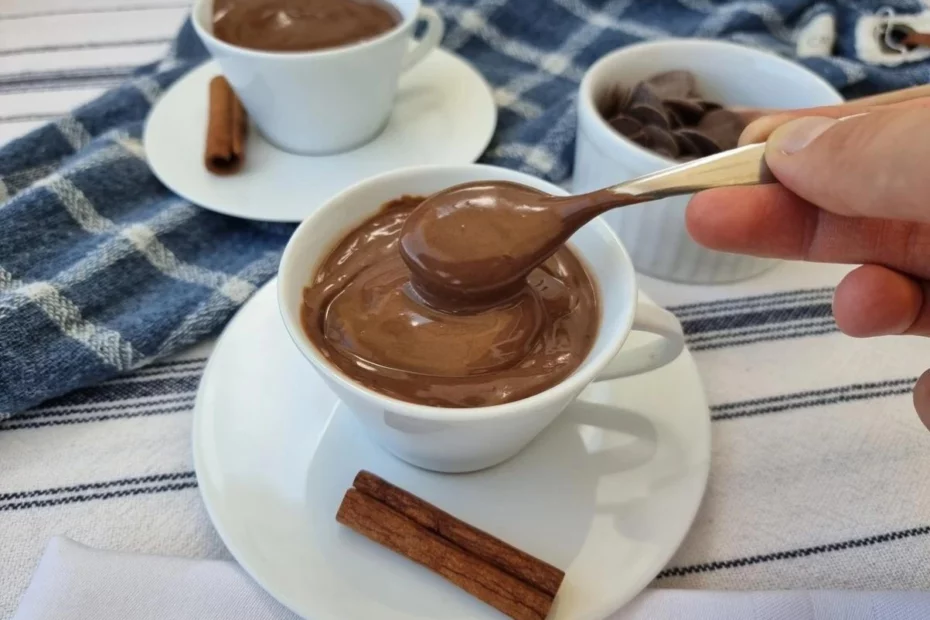 chocolate quente cremoso