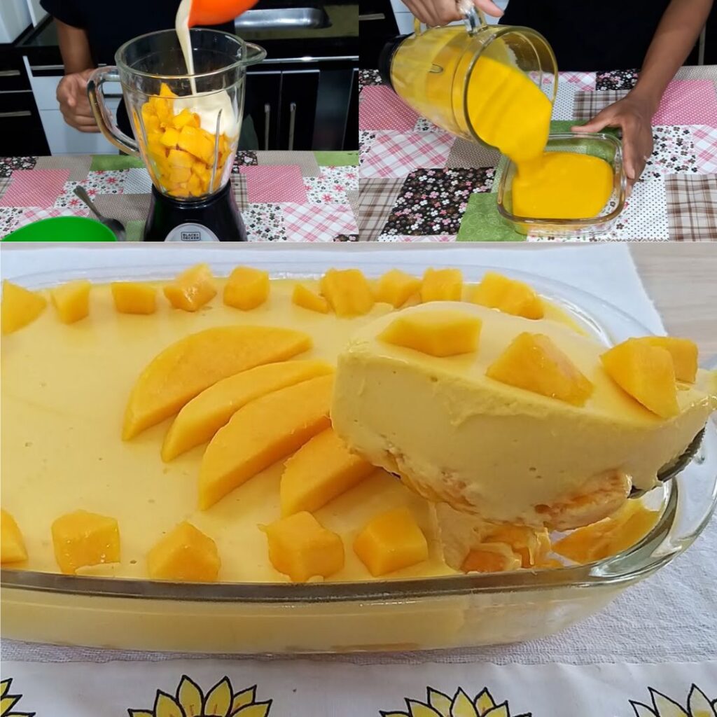 Mousse de manga sobremesa fácil