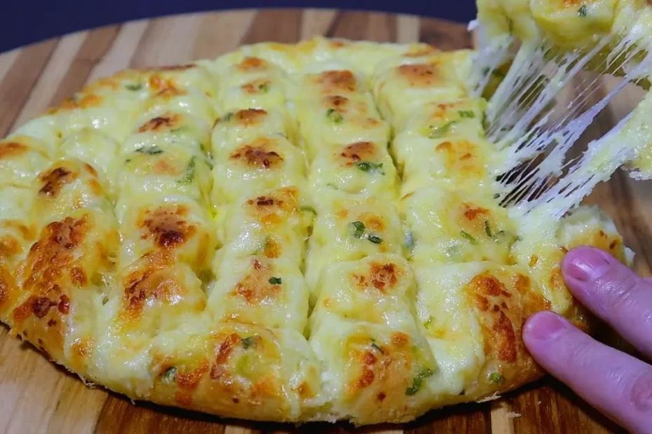 pão de alho com queijo