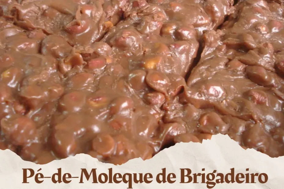 pé de moleque brigadeiro