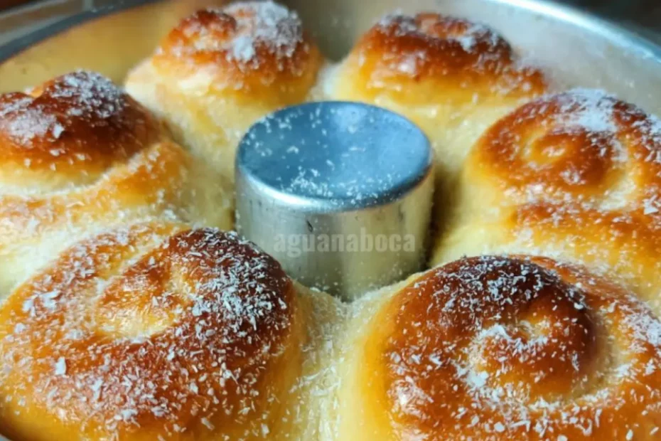 Pão doce caseiro com 3 ingredientes