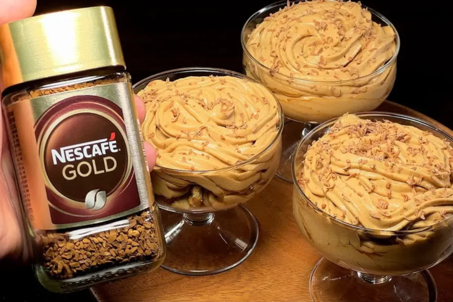 Mousse de café cremoso