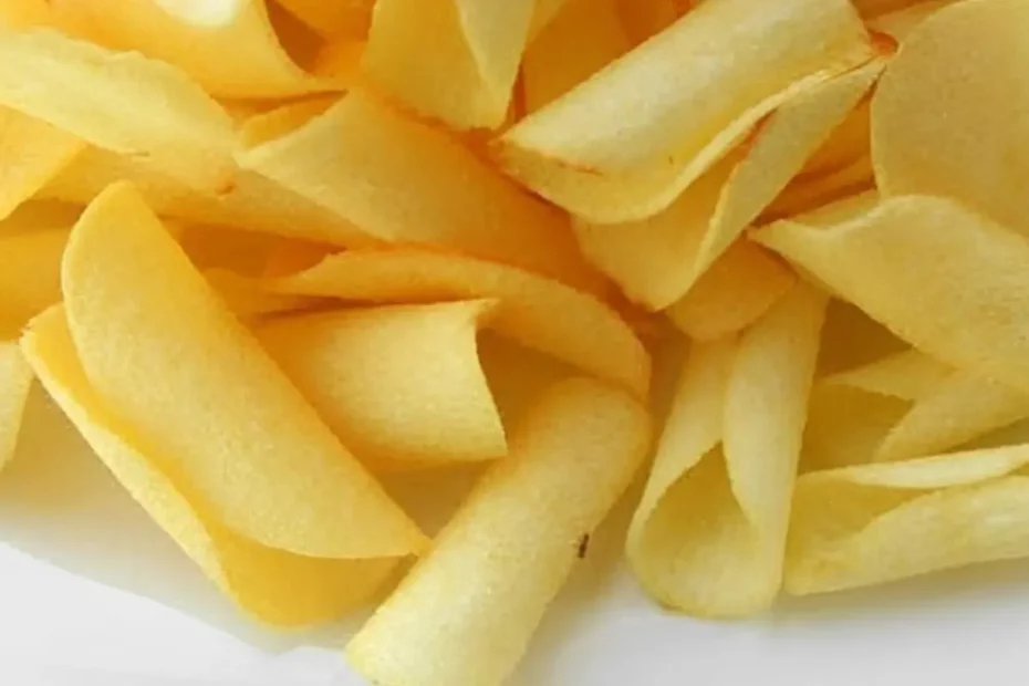 batata chips caseira