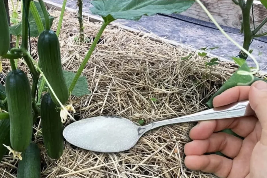 Apenas uma colher para cada pepino que você tem colherá o dobro