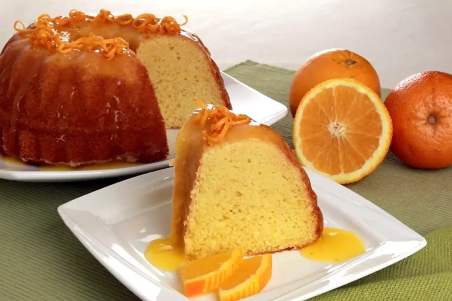 Bolo de laranja sem leite e sem farinha