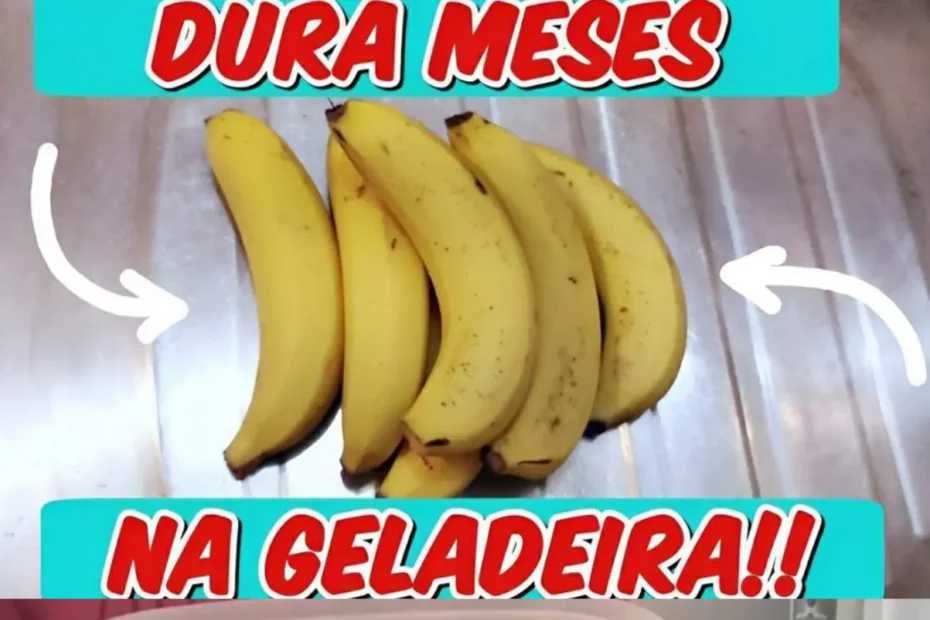 como conservar banana madura na geladeira