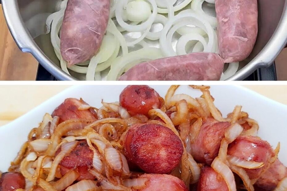 Linguiça na panela