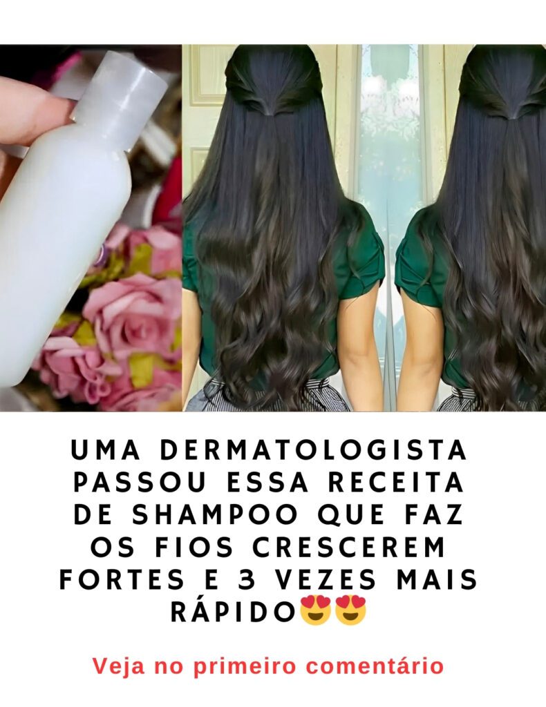 Shampoo caseiro para crescer cabelo