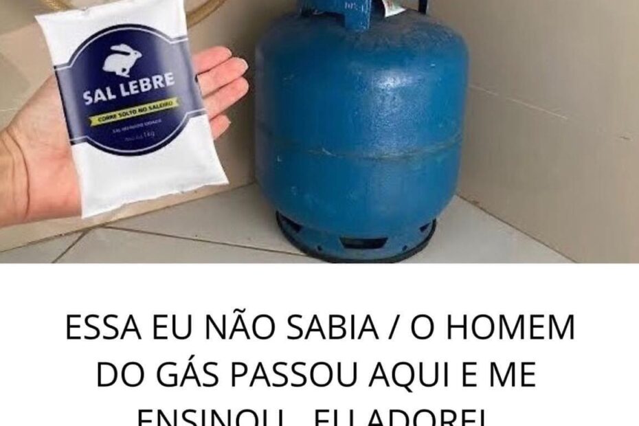 O homem do gás passou aqui e me ensinou uma lição