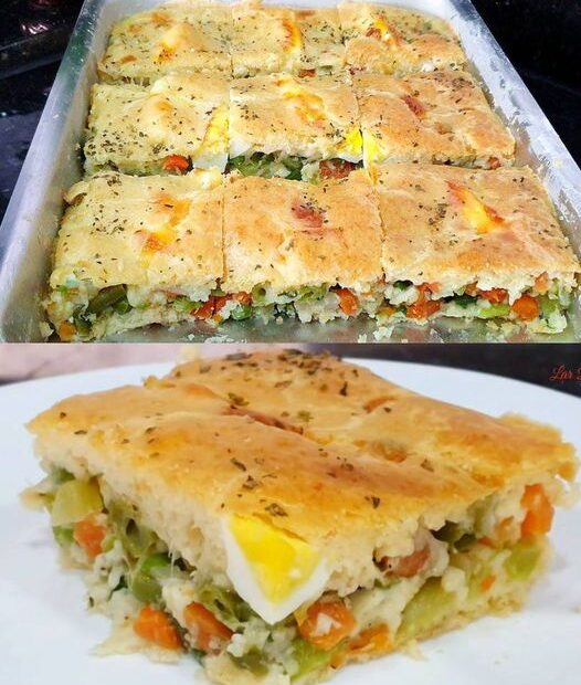 Torta de legumes para comer