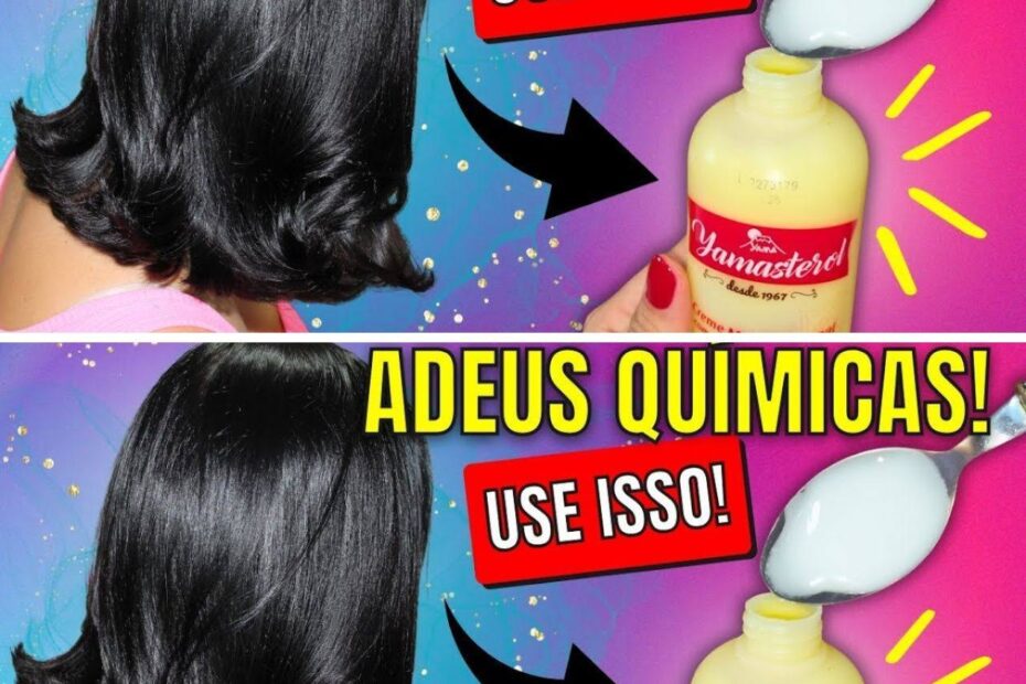 Seu cabelo lindo, liso, brilhante e sedoso na hora