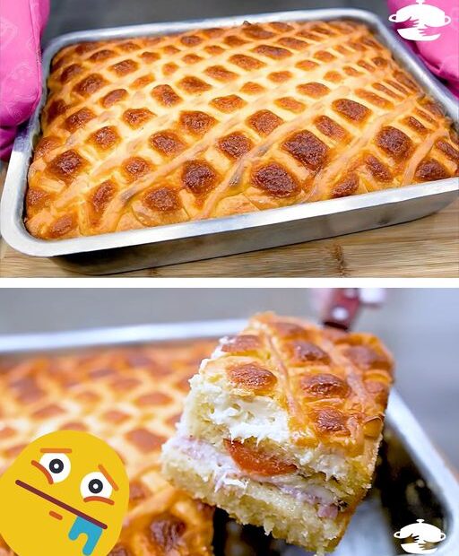 Torta de presunto e queijo deliciosa