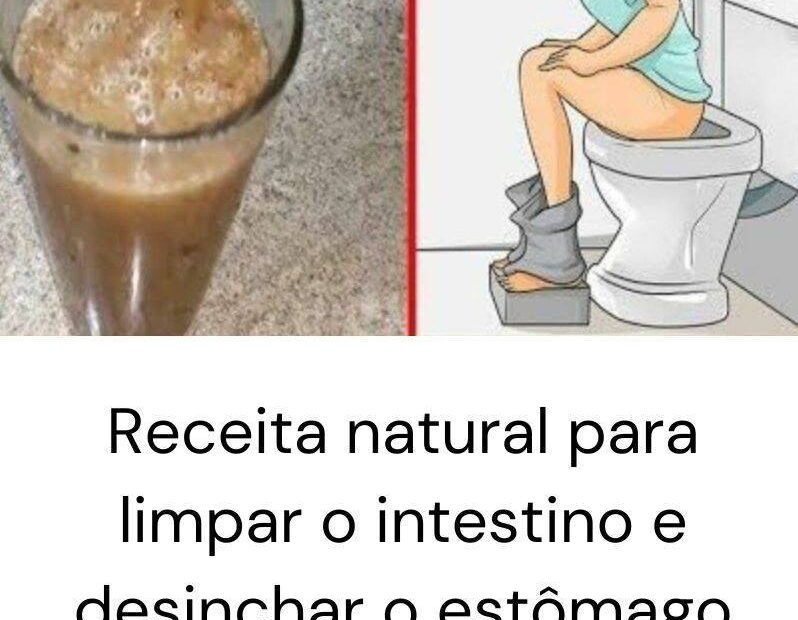 Receita natural para limpar o intestino