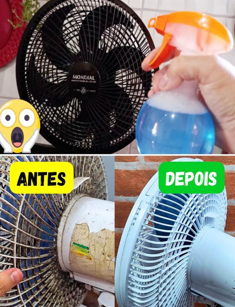 Agora só limpo ventilador assim