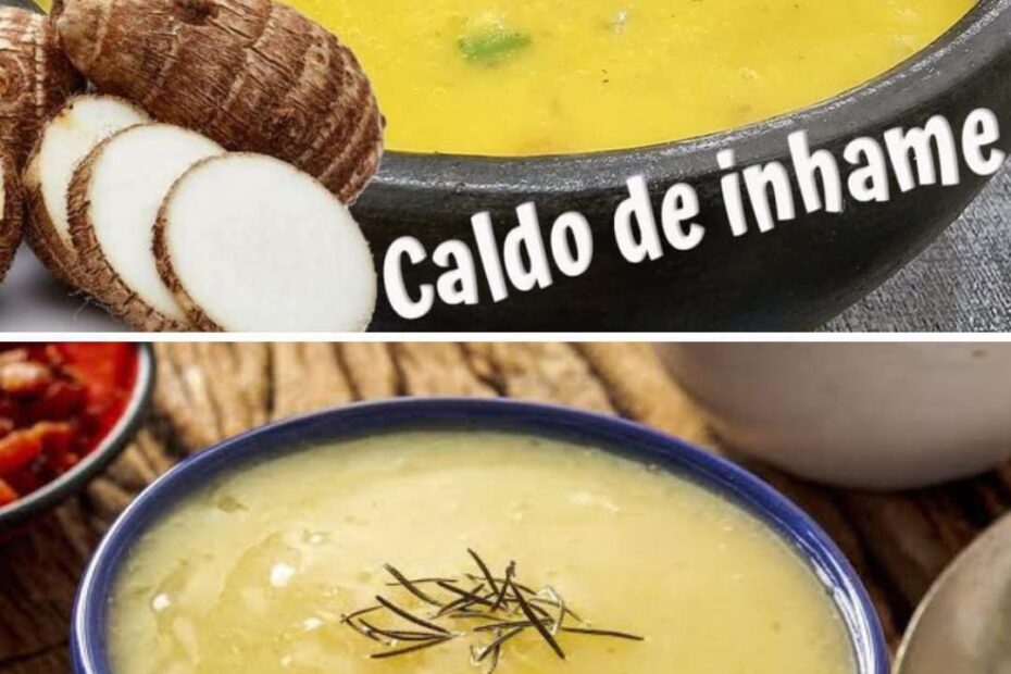 Caldo de Inhame saboroso