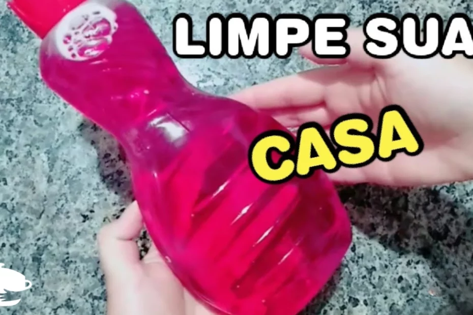 Limpador perfumado caseiro