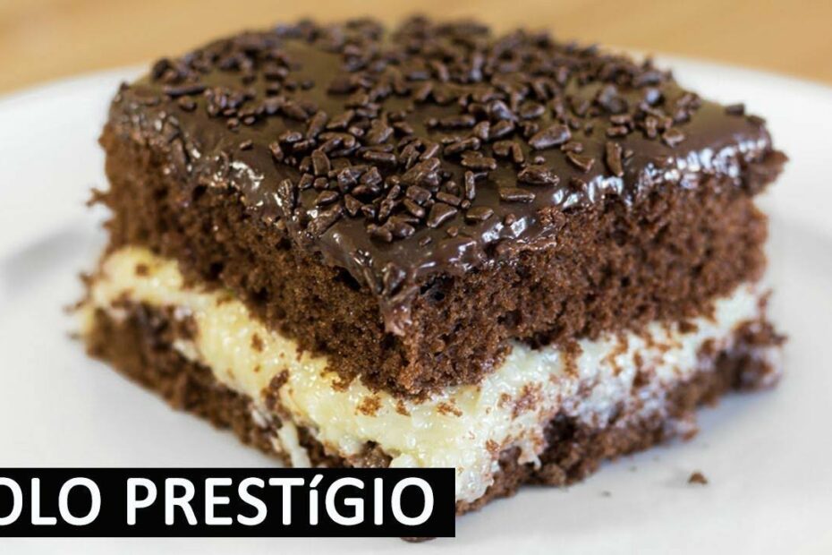 Receita de bolo prestígio