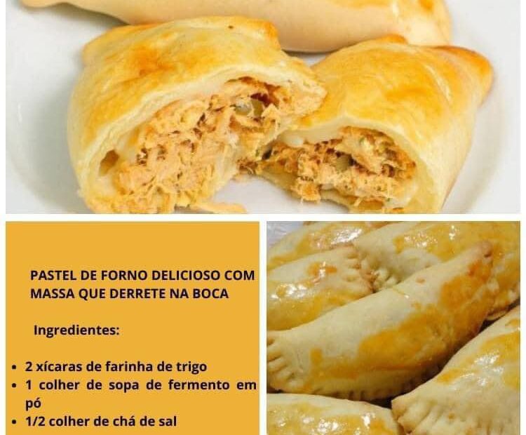 Pastel de forno com 3 ingredientes