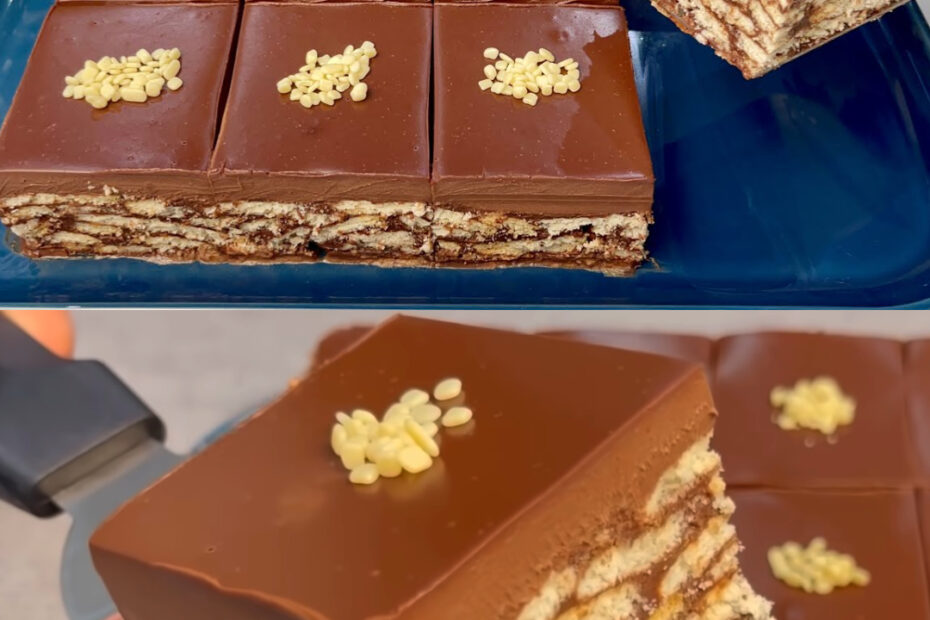 Bolo de biscoito sem forno