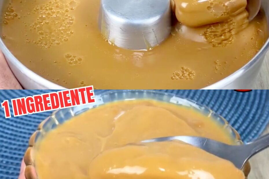 Doce de leite de forno com apenas 1 ingrediente