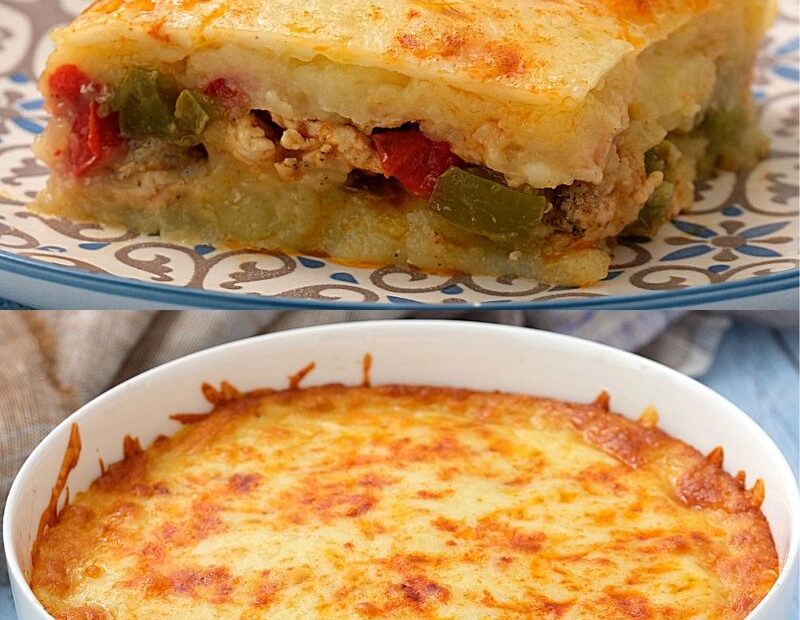 Torta com massa de Batata