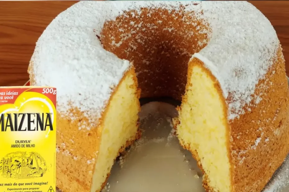  bolo de maisena sem farinha de trigo