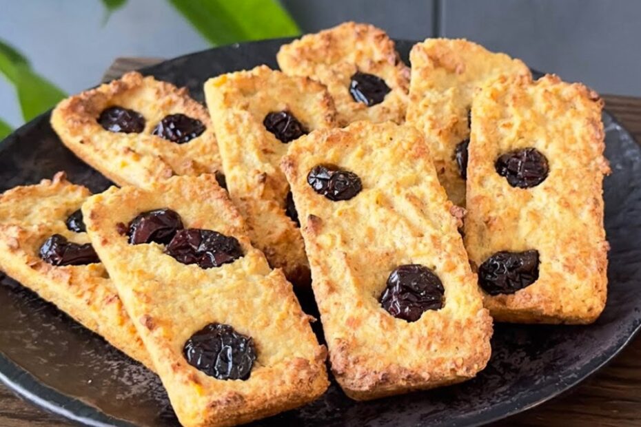 Biscoito de aveia e maçã