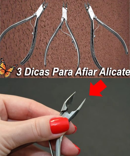 Dica para amolar alicates de unha