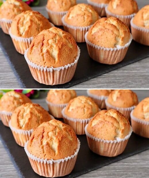 muffins de baunilha