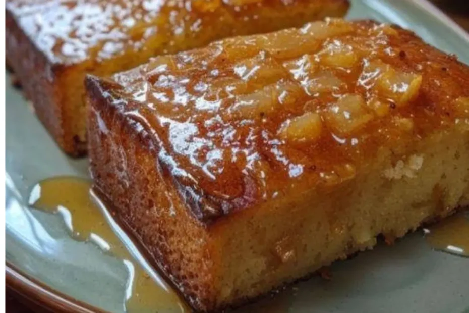 Pão com Calda de Abacaxi