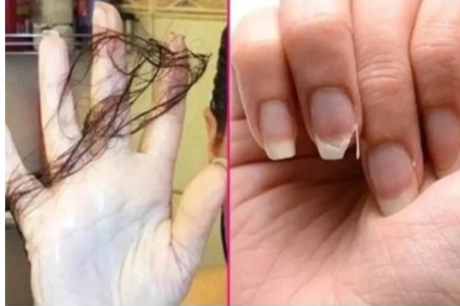 Causa da perda de cabelo insônia e unhas fracas